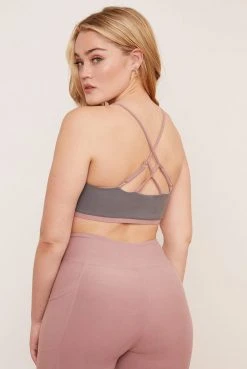 Wolven Reversible Crisscross Recycled Bra - Salt 11 Wolven Reversible Crisscross Recycled Bra - Salt