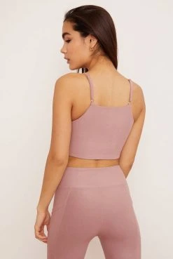 Wolven Reversible Crisscross Four-Way Recycled Top - Salt