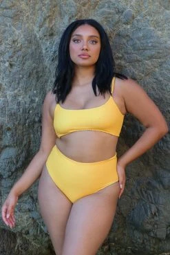 Wolven Reversible High-Waisted Recycled Bikini Bottom - Fauna Swim