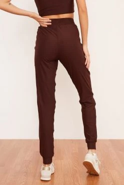 Wolven Activewear + Athleisure Recycled Joggers - Chai