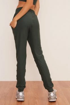 Wolven Activewear + Athleisure Recycled Joggers - Thyme 9 Wolven Activewear + Athleisure Recycled Joggers - Thyme