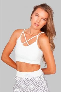 Wolven Crisscross Four-Way Recycled Top - Lineage Activewear + Athleisure