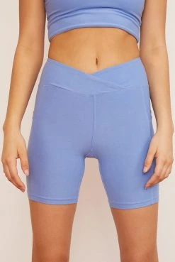 Wolven Recycled Midi Bike Short - Juniper