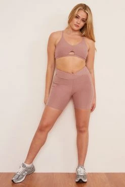 Wolven Recycled Midi Bike Short - Salt