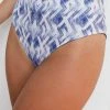 Wolven Reversible High-Waisted Recycled Bikini Bottom - Oasis