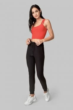 Wolven Activewear + Athleisure Recycled Jogger - Onyx