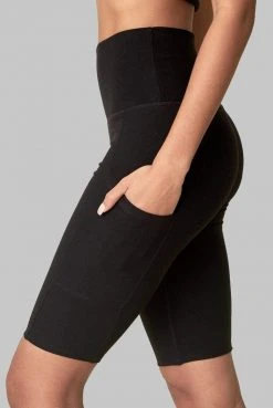 Wolven Recycled Bike Short With Pockets - Onyx Best Sellers