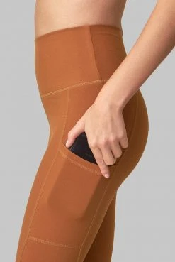 Wolven Recycled Legging With Pockets- Turmeric Best Sellers