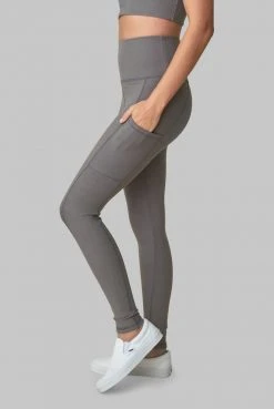 Wolven Best Sellers Recycled Legging With Pockets - Wolf Gray