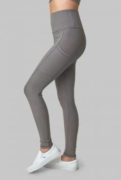 Wolven Best Sellers Recycled Legging With Pockets - Wolf Gray