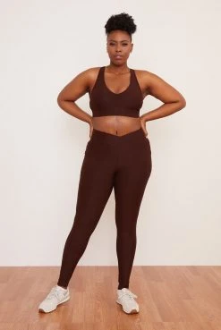 Wolven Recycled Racerback Bra - Chai Activewear + Athleisure