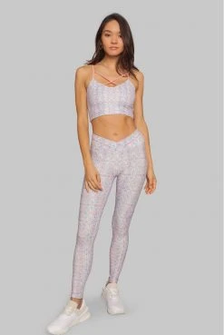 Wolven Crossover Recycled Ruched Legging - Riviera Activewear + Athleisure