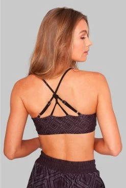 Wolven Crisscross Recycled Bra - Summit