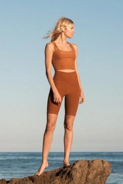 Wolven Best Sellers Recycled Bike Short With Pockets - Turmeric 22 Wolven Best Sellers Recycled Bike Short With Pockets - Turmeric