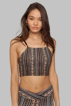 Wolven Crisscross Four-Way Recycled Top - Zephyr 17 Wolven Crisscross Four-Way Recycled Top - Zephyr