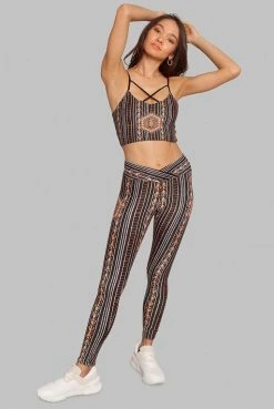Wolven Crisscross Four-Way Recycled Top - Zephyr 21 Wolven Crisscross Four-Way Recycled Top - Zephyr