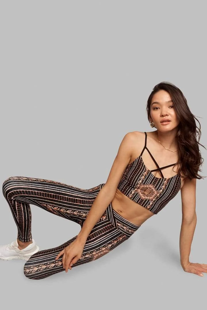 Wolven Crisscross Four-Way Recycled Top - Zephyr 11 Wolven Crisscross Four-Way Recycled Top - Zephyr