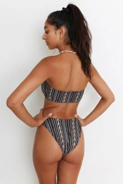 Wolven Reversible French Cut Recycled Bikini Bottom - Zephyr Swim