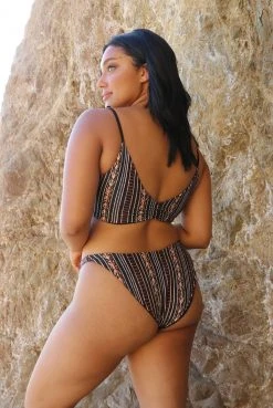 Wolven Reversible Ruched Recycled Swimsuit Top - Zephyr Best Sellers