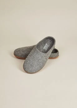 Kyrgies Best Sellers Women's Natural Sole Low Back Wool Slippers - Gray 13 Kyrgies Best Sellers Women's Natural Sole Low Back Wool Slippers - Gray