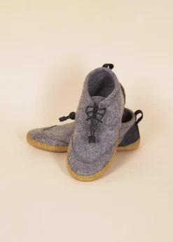 Kyrgies Handcrafted Women's Walkabout Wool Lace-Up Slippers