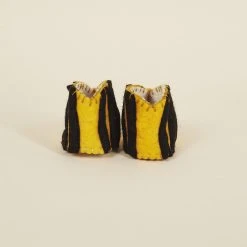 Silk Road Bazaar Wool Baby Booties - Bumblebee Kids' + Baby