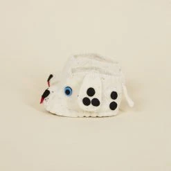 Silk Road Bazaar Wool Baby Booties - Dalmatian