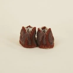 Silk Road Bazaar Kids' + Baby Wool Baby Booties - Monkey