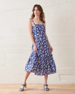 WVN Bluing Wave Montauk Dress Clothing