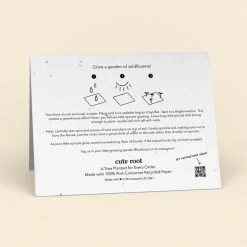 Cute Root You're So Deer To Me Plantable Cards - 10 Pack Greeting Cards