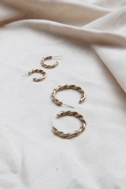 Yewo Jewelry Zinga Recycled Hoop Earrings