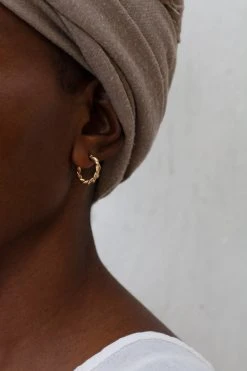 Yewo Jewelry Zinga Recycled Hoop Earrings