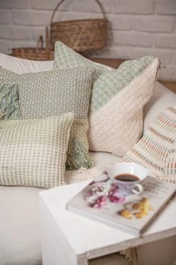 Zuahaza Diamond Feijoa Throw Pillow Cover