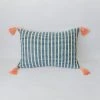 Zuahaza Home Goods JardĂn Throw Pillow Cover - Indigo + Seaglass 1 Zuahaza Home Goods JardĂn Throw Pillow Cover - Indigo + Seaglass