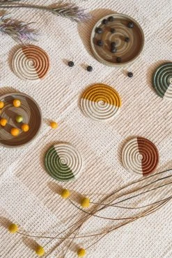 Zuahaza Monserrate Woven Coaster Set Office Accessories